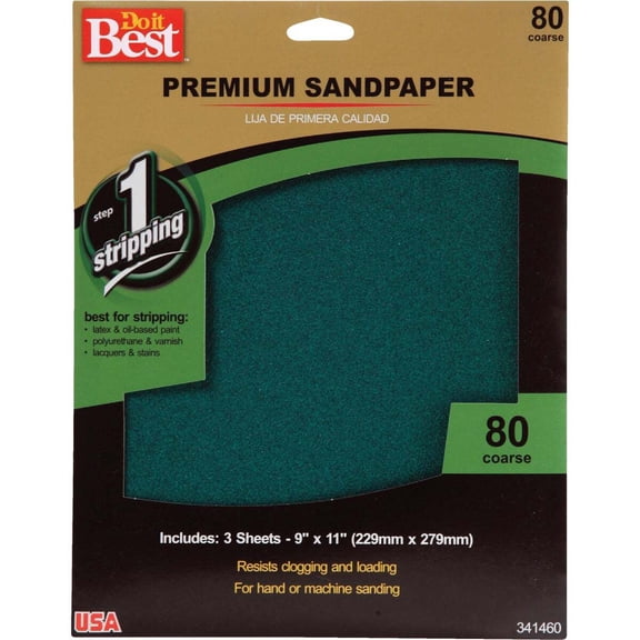 80g Premium Sandpaper