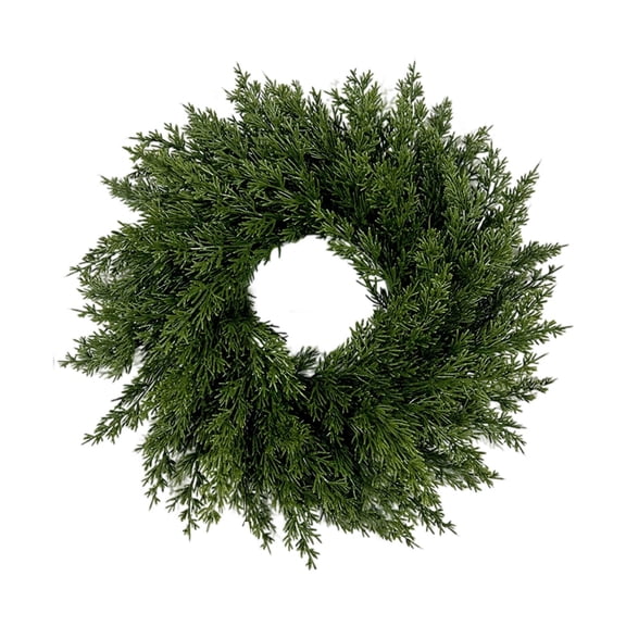 Elegant Boxwood Wreath for All Seasons - Ideal for Front Door and Home Wall Decoration