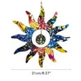 thumbnail image 3 of Advancent Colgante colgante acrílico paisaje al aire libre decorativo sol estatuas adornos ventana hogar patio fiesta estatuilla regalos Decoración del hogar, 3 of 6