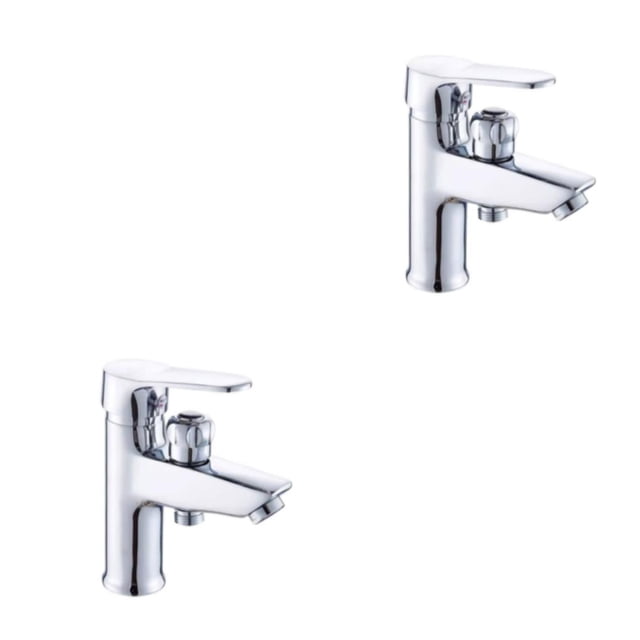 Inteprter Accesorio de baño moderno, fácil instalación y llave de paso, lavabo de doble fácil de instalar Type1 NO1