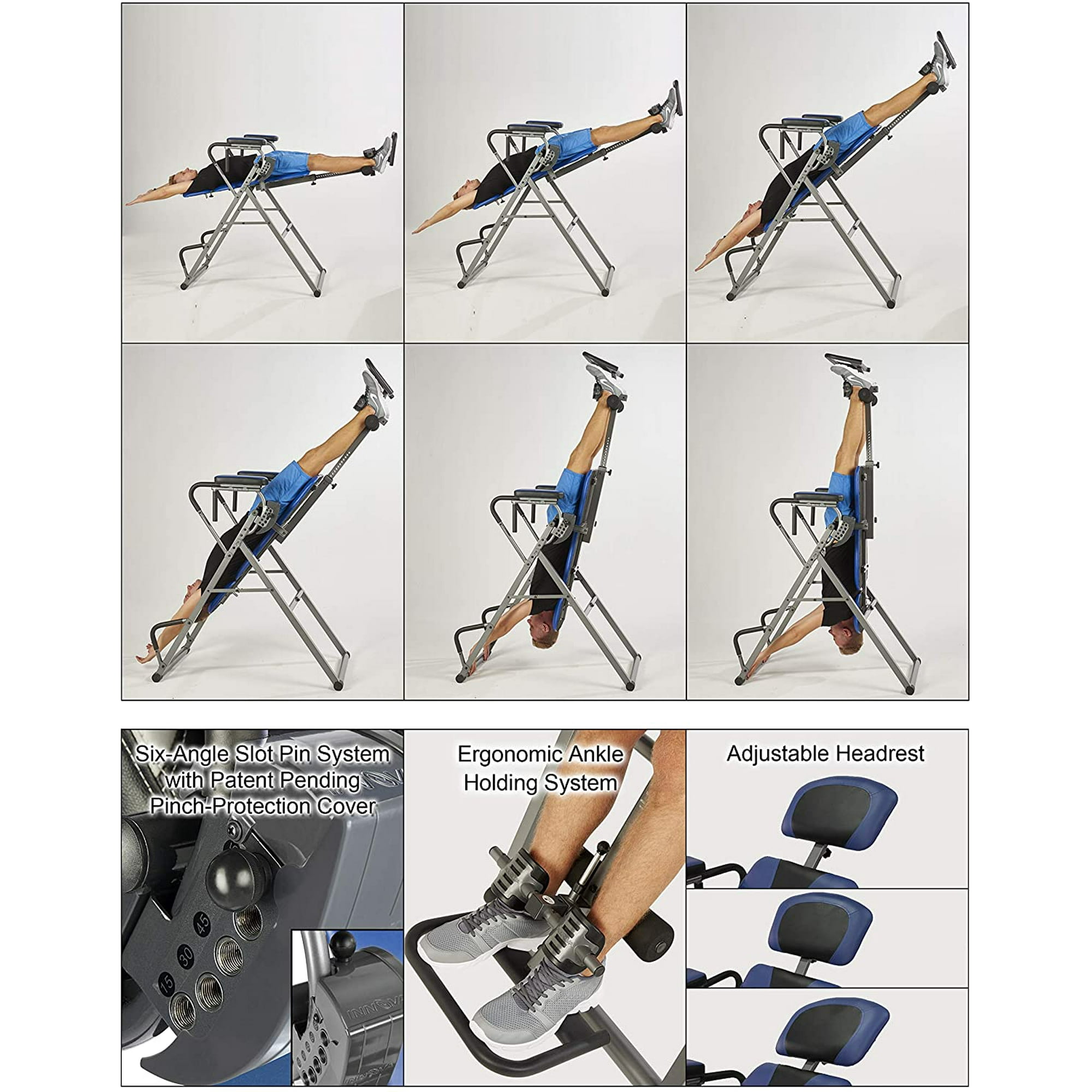 INNOVA ITP1000 12-in-1 Inversion Table with Power Tower Workout