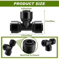 thumbnail image 2 of 30Pcs 1/4inch Drip Irrigation Tee Connectors Irrigation Connectors, 2 of 5
