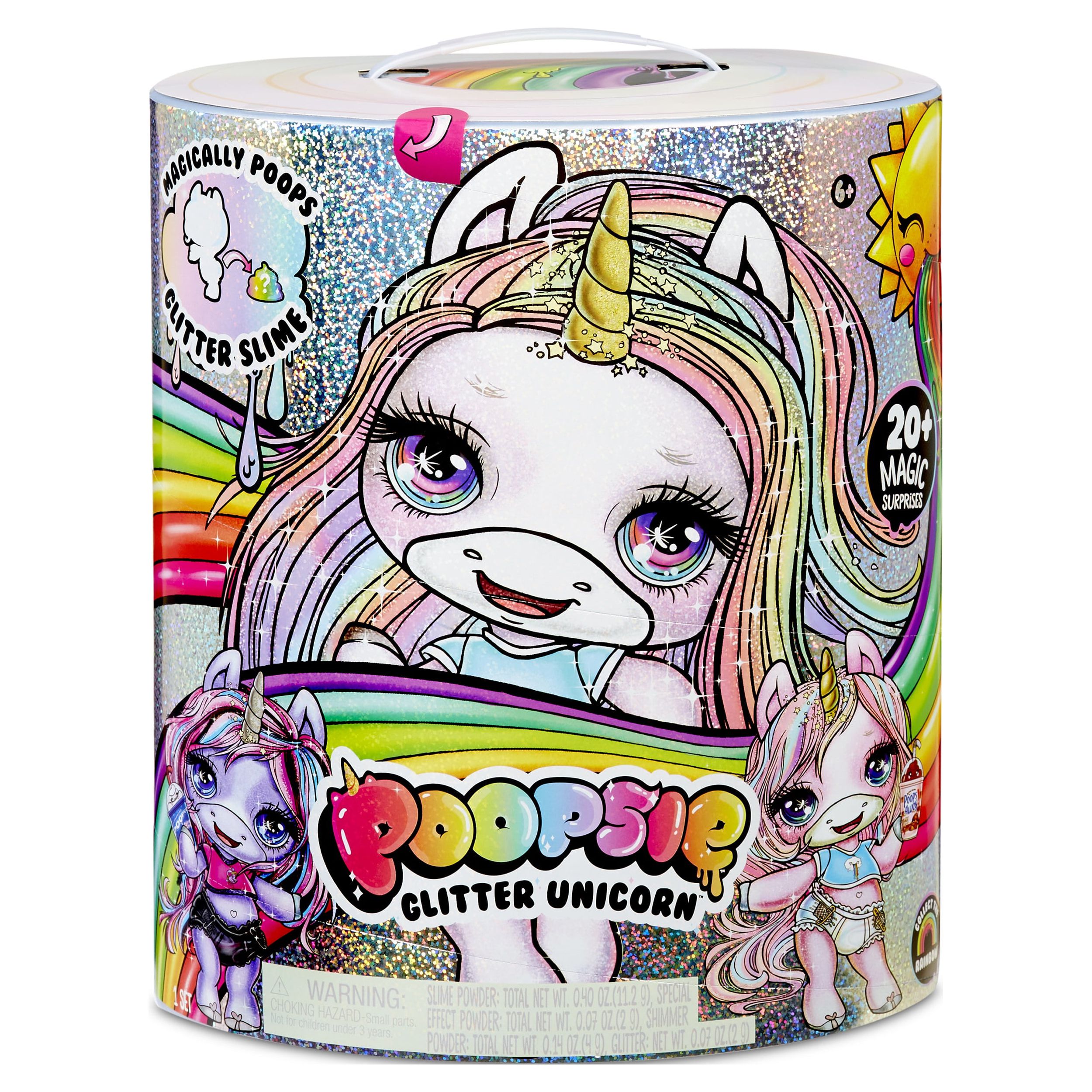 Poopsie Slime Surprise Glitter Unicorn: Stardust Sparkle or Blingy Beauty, 12" Doll with 20+ Magical Surprises - image 2 of 6
