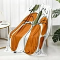 thumbnail image 2 of sruoe Throw Blanket for Couch, Cooling Blankets, Pumpkin Pattern, Washable Breathable Cover Blanket Napping Blanket, Hot Flashes Cooler Blanket for Sofa Chair Bed Home Decoration, 2 of 5