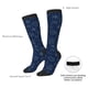 thumbnail image 4 of Balery Snowflake Dark Blue Calcetines novedosos Calcetines deportivos Calcetines hasta la rodilla Calcetines de algodón Calcetines originales y geniales, 4 of 6