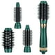 thumbnail image 1 of Secador y voluminizador de pelo Sinperne 3 en 1, rizador y estilizador de iones negativos de cerámica con 3 cabezales intercambiables (verde), 1 of 5