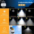 thumbnail image 2 of CáMara de SimulacióN Luz de InundacióN Solar con Sensor de Movimiento Control Remoto Luces de Seguridad Brillantes LED Impermeables, 2 of 5