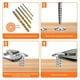 thumbnail image 3 of Juego de Extractores de Tornillos de 10 Piezas, para Quitar Tornillos Pelados y Pernos Rotos Juego de Extractores de Brocas, 3 of 5