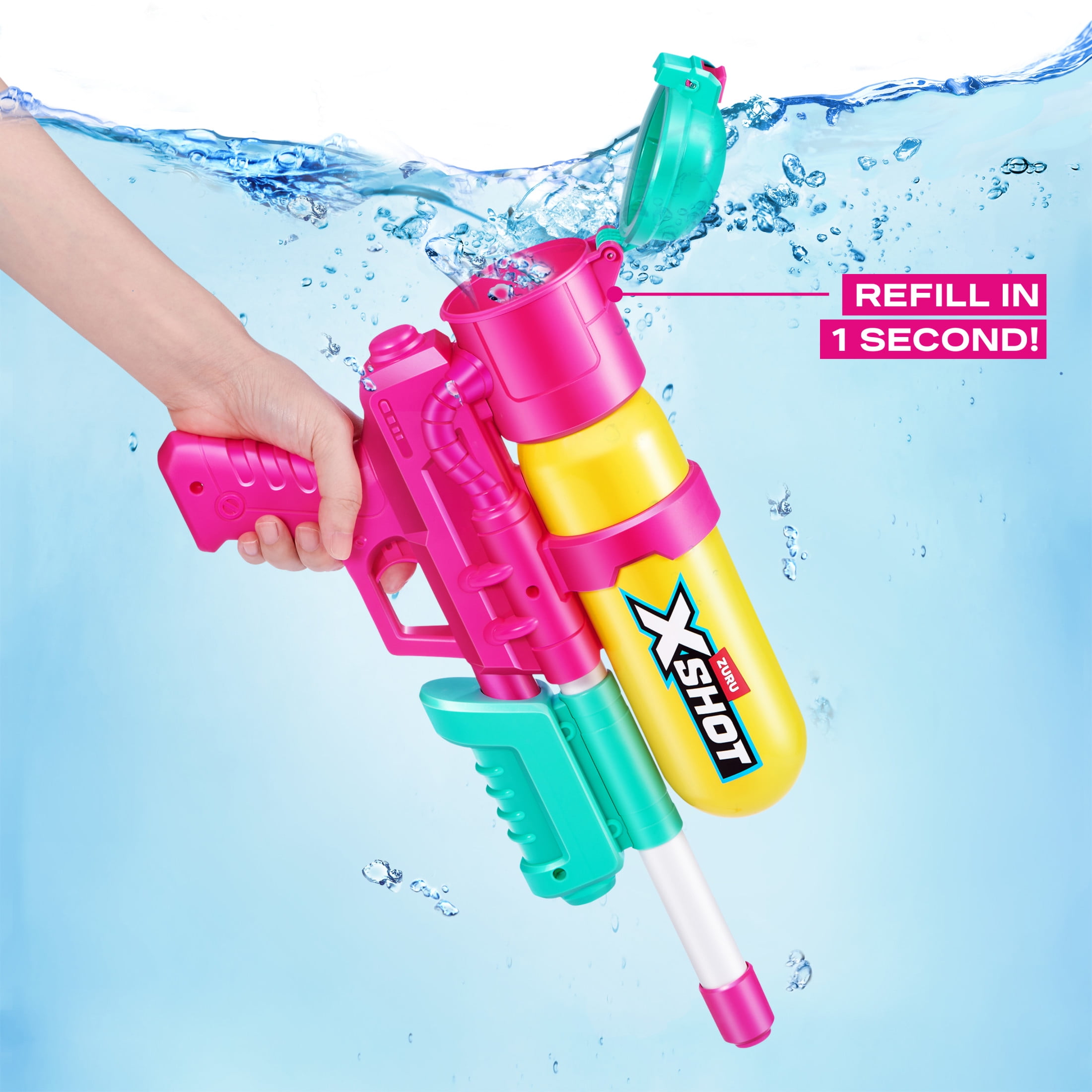 XSHOT Water Fast Fill 80s Super Splash Water Blaster (Yellow) de ZURU