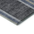 thumbnail image 4 of Addison Rugs Mayfield Washable Transitional Art Deco Navy Rectangle Rug, 3' x 5', 4 of 6