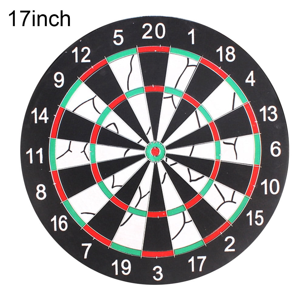 SPRING PARK 12/15/17inch Paper Dart Board, Tournament Sized Indoor Hanging Number Target Game for Steel Tip Darts- Multicolor Dartboard