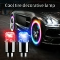 thumbnail image 1 of Luces de neumáticos de doble sentido inteligentes y coloridas para ruedas calientes de automóviles, luces geniales para ruedas, luces de arco para ruedas, boquilla de válvula, luces Hot Wheels, 1 of 5