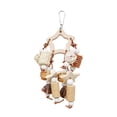 thumbnail image 4 of Bunblic Bird Chewing Toy Exercising Bird Parrot Toy for Cockatiels Conures Lovebirds Star, 4 of 8