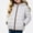 Light Blue, variant on WAVSUF Girls Hooded Puffer, Soft Comfort Loose Fit Zip Up Winter Warm Casual Coat 10-12