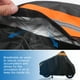 thumbnail image 5 of Cubierta de motocicleta de 75.98" Longitud, cubierta de motorbike impermeable para protección exterior contra lluvia, polvo y sol, color negro, 5 of 7