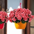 thumbnail image 4 of Flores artificiales de geranio Hananona para exteriores (12), 4 of 8