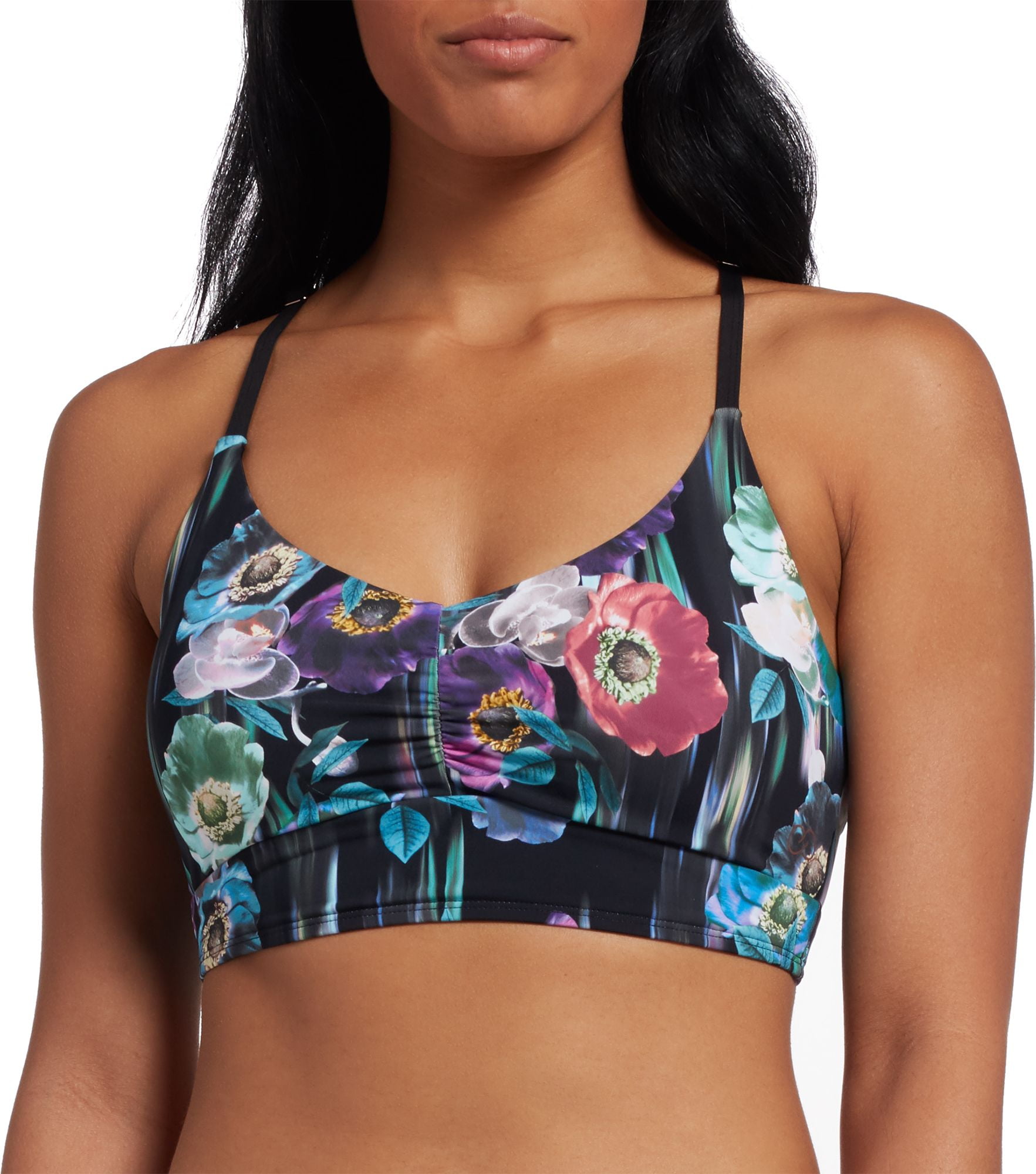 calia one shoulder swim top