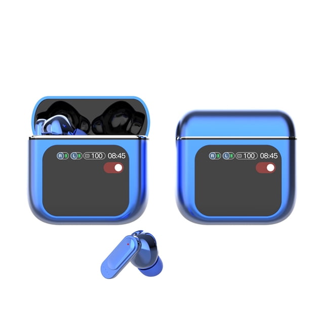 Auriculares Bluetooth Inalámbricos Auriculares Bluetooth Inalámbricos, Pantalla de Pantalla Inteligente a Color Lcd, Reducción de Ruido Anc