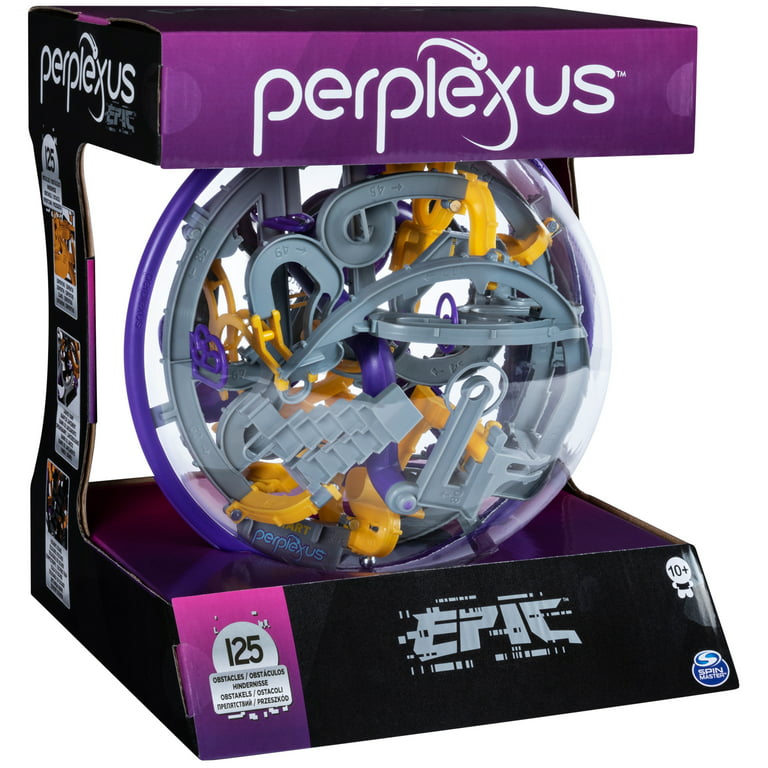 Perplexus, Epic 3D Gravity Maze Game Brain Teaser Fidget Toy Puzzle Ball  (Edition May Vary), for Kids & Adults Ages 10 and up 