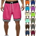 thumbnail image 4 of Chiccall Mens Oversized Basketball Shorts Lightweight Quick Dry Breathable Active Shorts Big Elastic Waist Drawstring Gym Workout Shorts with Zipper Pockets Sizes S-5XL, 4 of 4