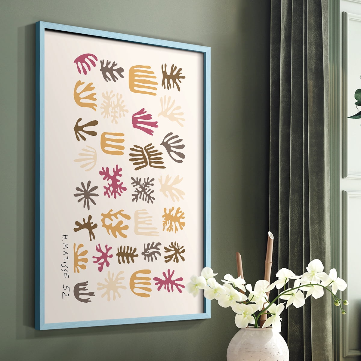 Matisse CCLXVI in Solid Wood 8 x 10 Framed Print