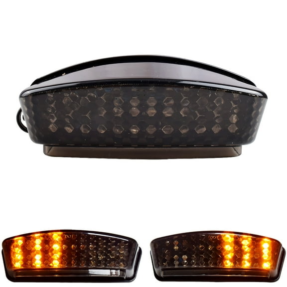 For Ducati Monster 900 1000 S2R S4 S4R S4RS 400 600 620 695 750 800 1994-2008 Motorcycle Integrated LED Tail Rear Light Running Brake Turn Signal Red Amber