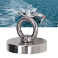 thumbnail image 4 of Salvage Strong Magnet, Silver Triple Coating Unique Design Anticollision Rare Earth Magnet  For Grasping For Treasure, 4 of 8