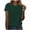 Green, variant on Timegard Womens Summer Tops Casual Comfy Solid Color Basic Tee Crewneck Short Sleeve Loose Shirts Tops