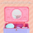thumbnail image 3 of SPRING PARK Kids Jewelry Box Toy Lovely Large Capacity Plastic Cartoon Treasure Chest, 3 of 7