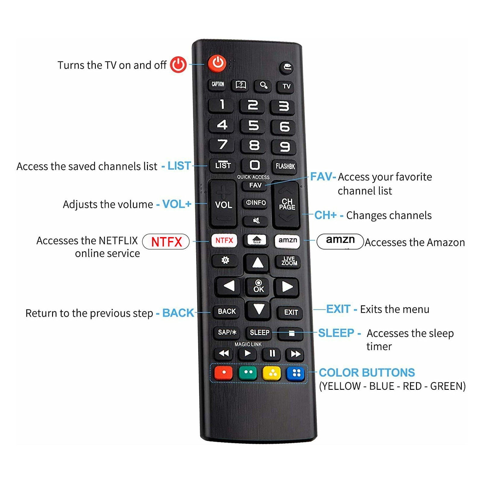 New AKB75095315 AKB75375604 Remote Control for LG TV OLED55B8PUA OLED65B8PUA 49UK6200PUA 55UK6200PUA 43UK6200PUA 65UK6200PUA 65SK9000PUA 55SK9000PUA