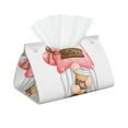 thumbnail image 2 of Lsque Coffee Gnome (1) Printed Long Tissue Box Cover Holder, Facial Paper Organizer Dispenser,Triangle with Bottom Belt, PVC Leather Decorative Organizer, 2 of 9