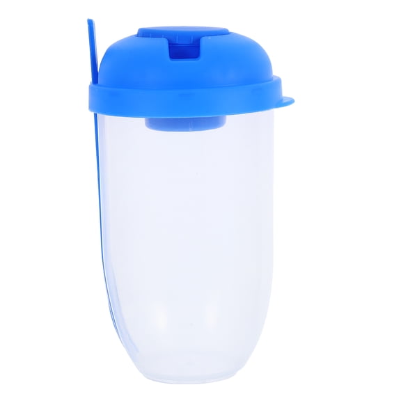 NIAIZEK Salad Shaker Cup Portable Plastic Meal Container For Office Use 1Pcs