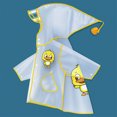 thumbnail image 2 of Toddler Kids Waterproof Raincoat Toddler Kids Boys Girls Solid Color Rainwear Children Raincoat with Hooded Jacket Coat Hoodies Breathable Kids Rain Jackets,Orange,4-5 Years, 2 of 5