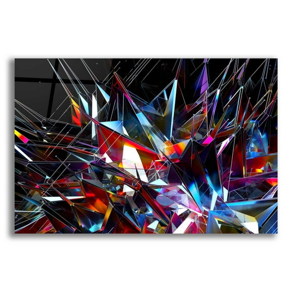 Epic Art 'Cristalino' by Epic Portfolio, Acrylic Glass Wall Art, 16"x12"