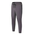thumbnail image 3 of YLSDY Men's Yoga Sweatpants Open Bottom Sweat Pants Drawstring Athletic Workout Running Gym Lounge Pants with Pockets Gray XXL, 3 of 6