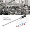 thumbnail image 3 of K Type Probe Thermocouple, Versatile Thermocouple Probe 1M  for Laboratory, 3 of 7