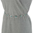 thumbnail image 2 of Unique Bargains 1 Pc Waist Chain Fashion Retro Adjustable Waist Cord for Women Silver Tone, 2 of 6
