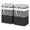 GRAY, variant on UTDT 2 Pack 75L Laundry Hamper, Collapsible Waterproof Clothes Organizer with Reinforced Handles, Freestanding Storage Bin for Dorm Bedroom, Gray
