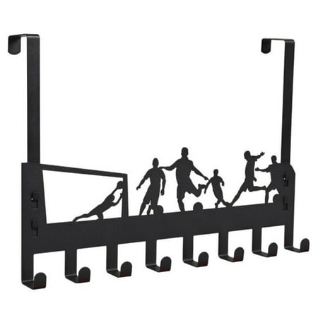 

Yutnsbel Over The Door Hook Hanger Metal Over The Door Decorative Organizer Rack with 8 Hooks for Hanging Towel Coat Clothes Hat Bag Behind Back Of Door