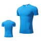 thumbnail image 2 of pstuiky camisetas de hombre, Camisa informal de manga corta con solapa y medio botón para hombre ropa de hombre l, 2 of 8