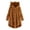 Khaki, variant on Up to 65% Off Women's Plus Size Keep Warm Cardigan Hoodies Ears Irregular Plush Solid Hooded Coat Tops Fashionable Casual Loose Cardigan