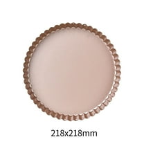 Qholemyo Champagne Gold Non-stick Baking Pan Baking Tray For Household Lace Cake Chrysanthemum Pie Pizza Baking