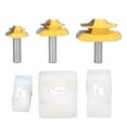 thumbnail image 2 of Herramientas de Cortador de Carpintería, Tamamosos Estándar de Acero al Carbroino Ptfe Recubrimiento Ptfe 45 Grados Bit de Enrutador de Unión para Cajones y Gabinetes de Marcado, 2 of 7