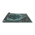 thumbnail image 2 of Ahgly Company Indoor Square Oriental Light Blue Industrial Area Rugs, 5' Square, 2 of 4