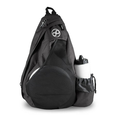 Infinite Discs Slinger Deluxe Disc Golf Bag (Charcoal Black)