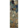thumbnail image 2 of Addison Rugs Mayfield Washable Transitional Floral Beige Runner Rug, 2'3" x 7'6", 2 of 5