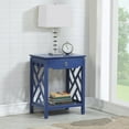 thumbnail image 2 of Comfort Pointe Thomas Chippendale-Style Nightstand in Gray, 2 of 10