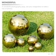 thumbnail image 4 of MLINS 8Pcs Stainless Steel Gazing Ball Mirror Polished Hollow Ball Reflective Garden Sphere, 4 of 6