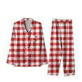 thumbnail image 2 of Family Christmas Pajamas Matching Sets Silk Casual Matching Set for Family, 2 of 8
