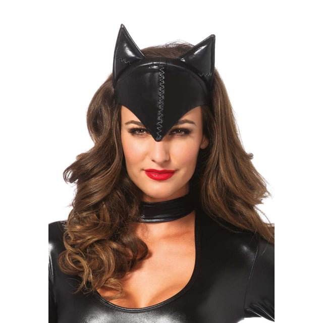 Máscara Leg Avenue Femme Fatale Felina Negra Talla Única